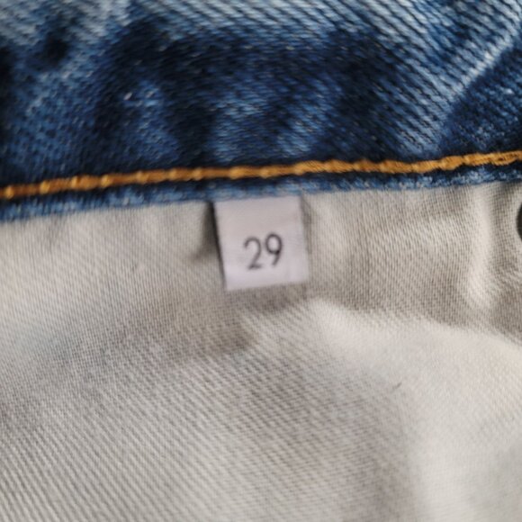 Boyish by Her The Tommy High-Rise Destroyed Frayed Hem Denim Jeans. Size 29 - Picture 10 of 10